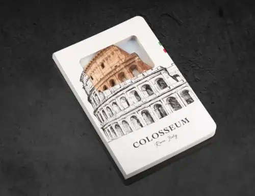 3D notebook with Colosseum design