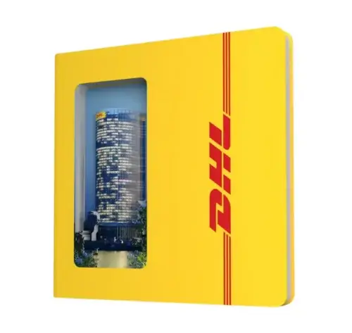 3D notebook with custom design - DHL