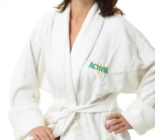 Robe with Activia logo