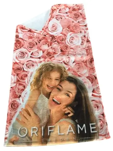 Beach towel with Oriflame print