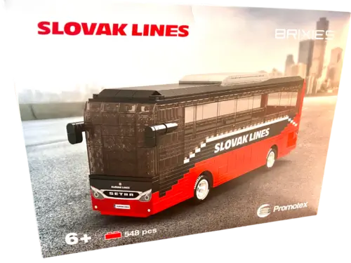 Promotional brick set - custom bus
