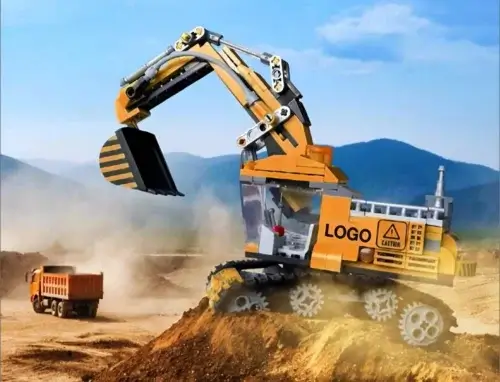 Custom construction set - excavator