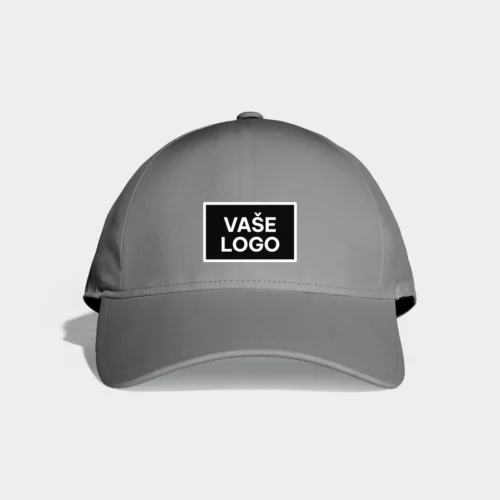 White promotional cap ready for logo application using transfer technology
