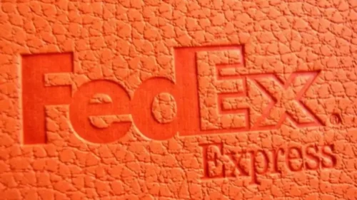 Embossing of a logo