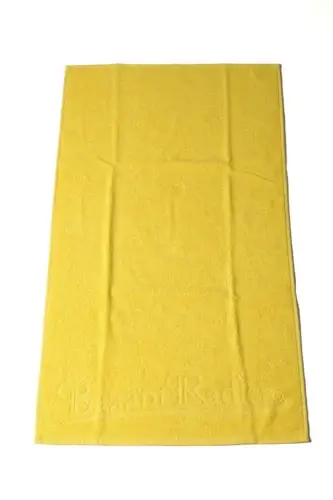 Green Zlaty Bazant terry towel with embossing technology for a 3D relief logo effect