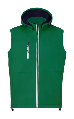 Classic promo bodywarmer with large-area transfer print on the back