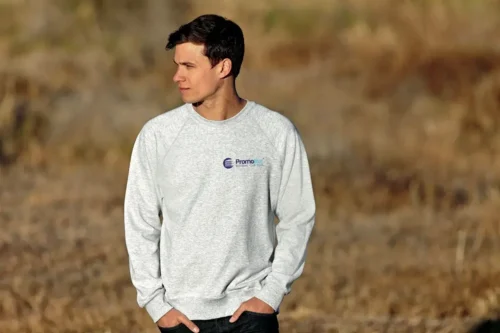 Promotex team hoodie with embroidered logo on the chest