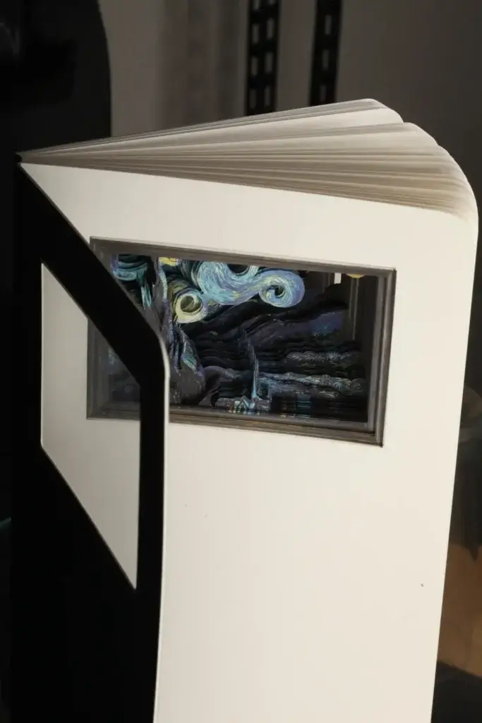 Open 3D notebook - Starry Night, Vincent van Gogh