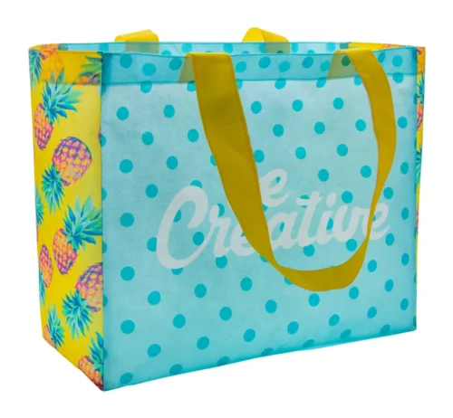 Tote bag with creative design and UV print