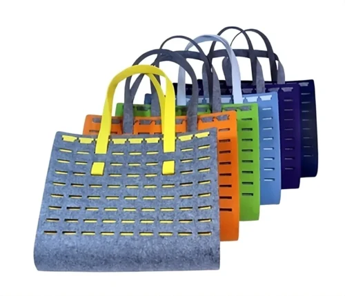 Shopping bags without print, ready for branding