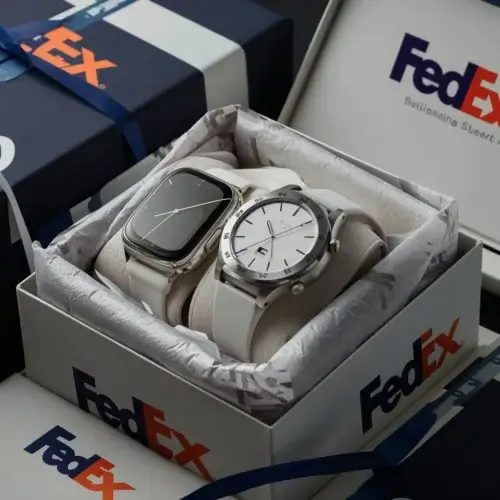 Smart watch in gift packaging for Fedex