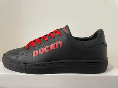 Ducati sports sneakers with special logo application on the tongue