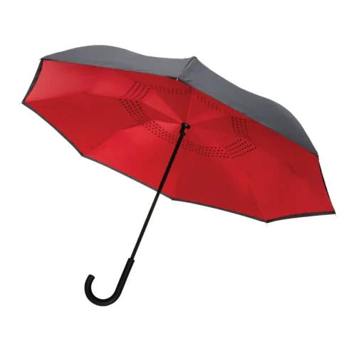 Walking umbrella with printed logo